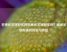 世界杯买球好买吗世界杯买球好买吗？揭秘足球市场的投资与风险