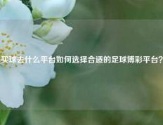 买球去什么平台如何选择合适的足球博彩平台？